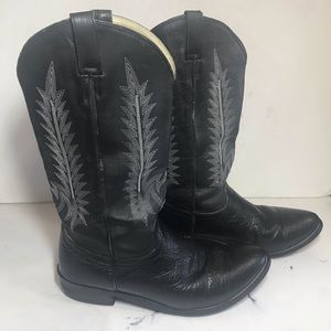 Cowtown Boots Cowboy Black Sz 13D